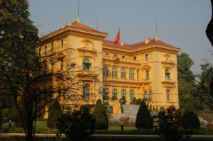 The colonial Presidential Palace